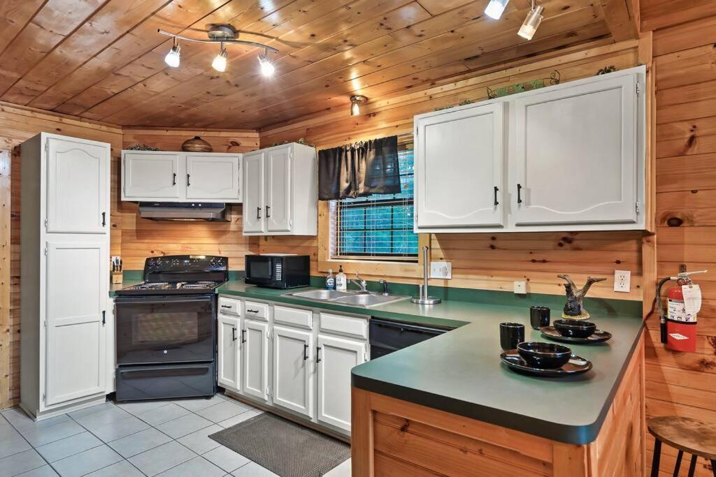 New Hot Tub! Secluded 3 Bed Cabin In Pigeon Forge Villa Bagian luar foto